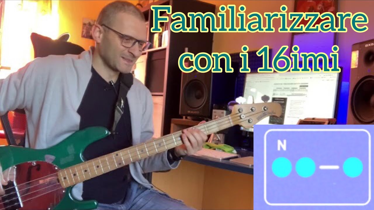 1 Familiarizzare con tutti i Sedicesimi - Esercizi pratici per Bassisti - metodo Benny Greb