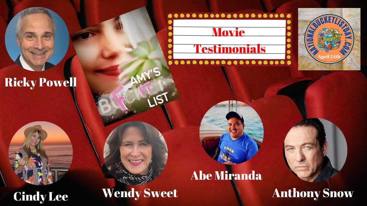 Amy's F- It List Movie Testimonials ( Watch till the end to see the trailer) Prime Video Feb 14th