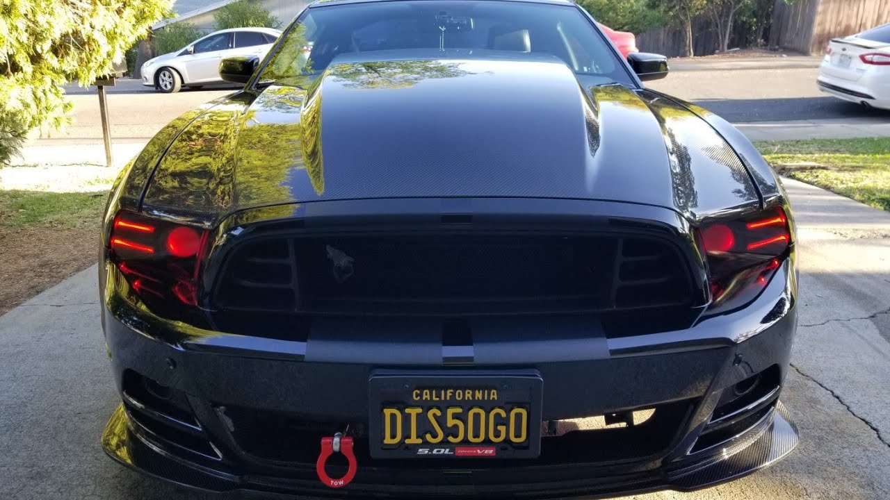 Mustang GT500 A49-3KR Heat Extractor Carbon Fiber Hood