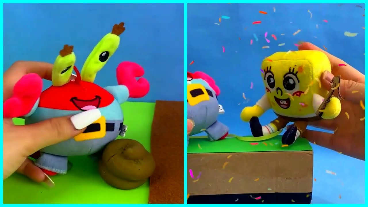 SpongeBob Plushie Toy | SpongeBob Animation With Plush | Episode 04