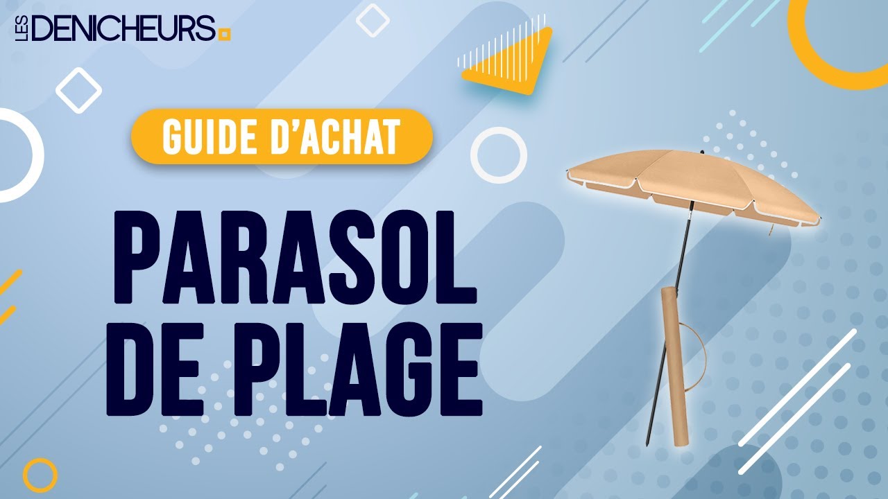 👓 MEILLEUR PARASOL DE PLAGE (2022) - Comparatif & Guide d'achat