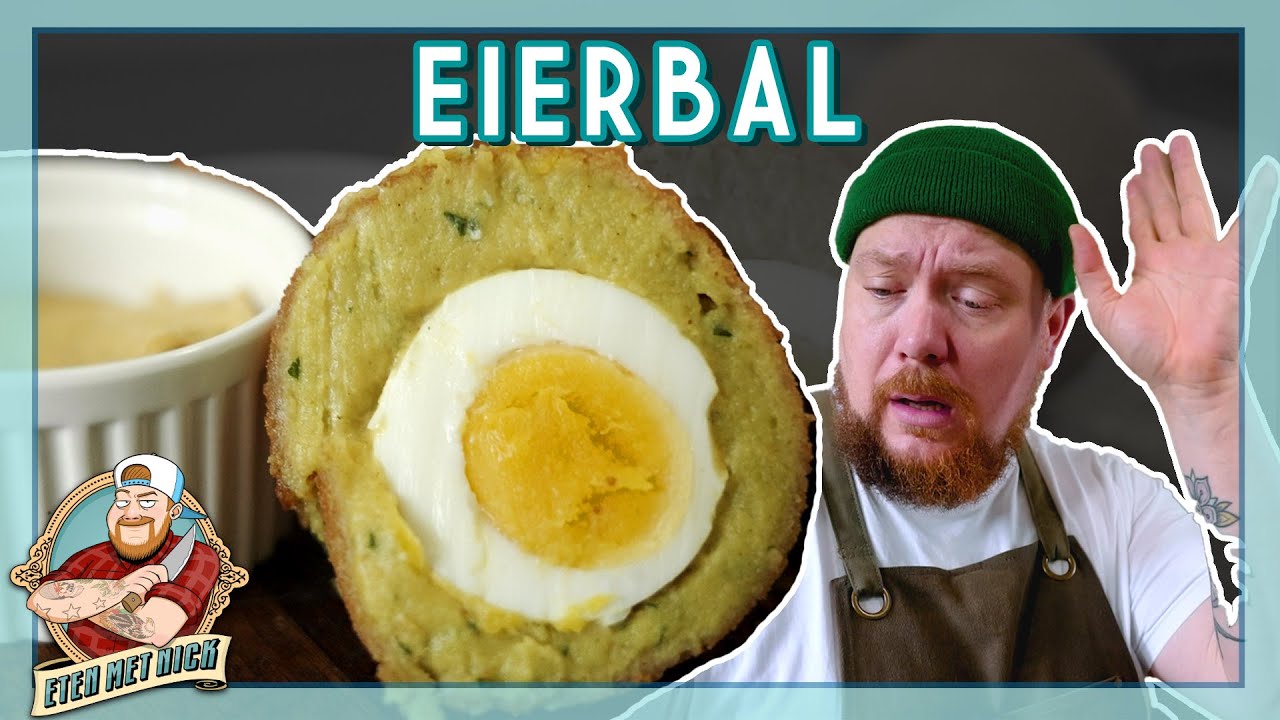 Bekendste snack uit het noorden: DE EIERBAL UIT GRONINGEN! | EtenmetNick | How to
