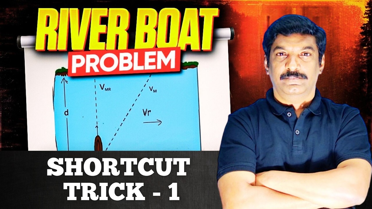 Shortcut Tricks &ndash; 01 | River Boat Problem | NEET Physics Shortcuts | RSK NEET Academy #neet2026