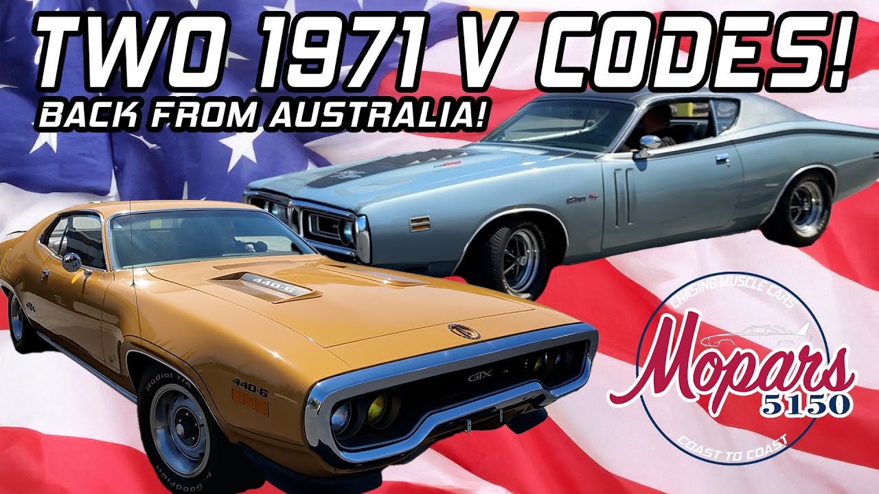 Из Австралии в Лонг-Бич! Редкая пара Mopar V-Code 1971 года прибывает в США