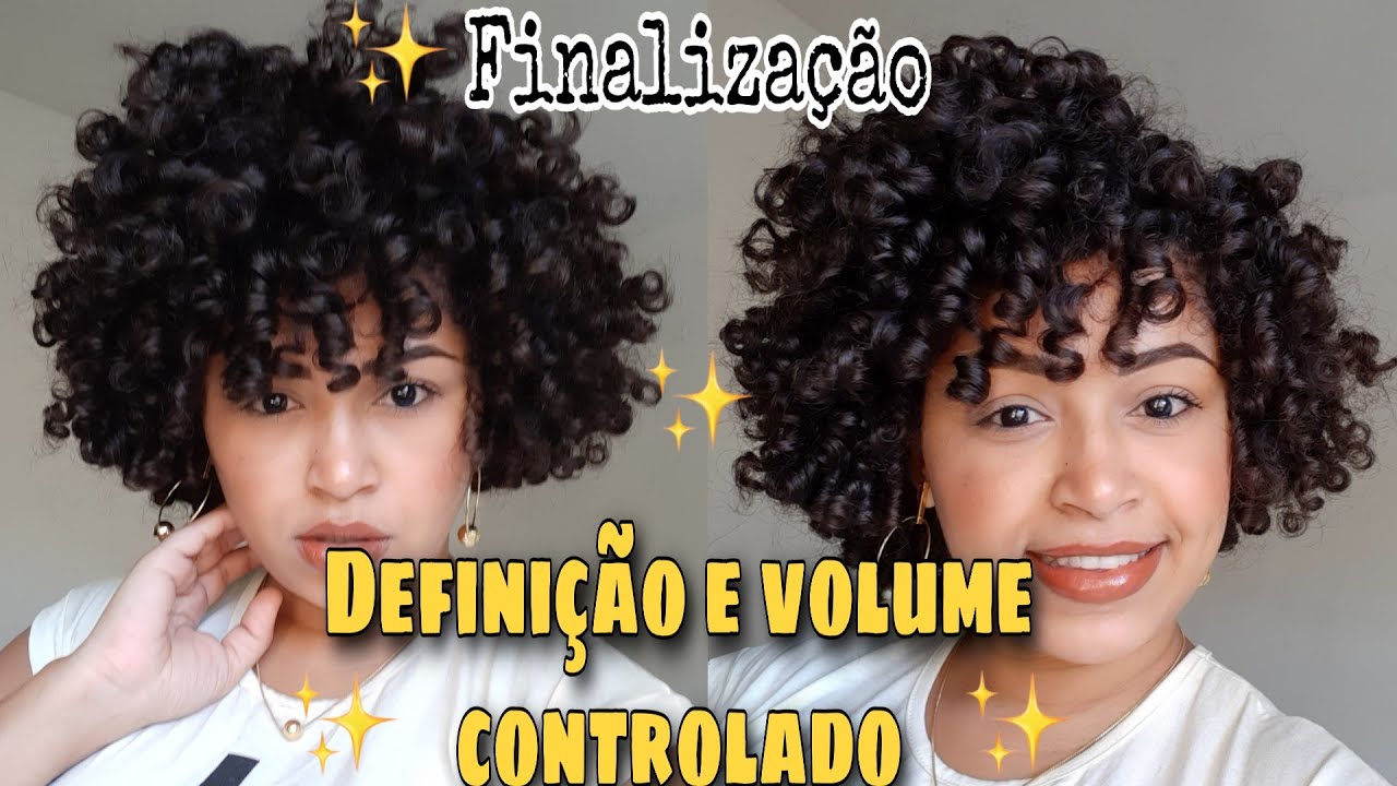 FINALIZAÇÃO CABELO CACHEADO CURTO- MUITA DEFINIÇÃO E VOLUME CONTROLADO