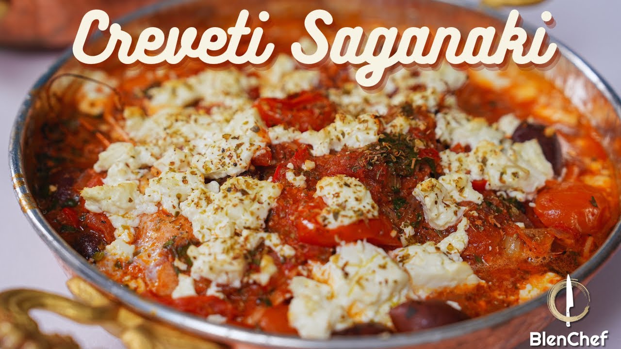 Reteta greceasca suprema - CREVETI SAGANAKI | Roxana Blenche