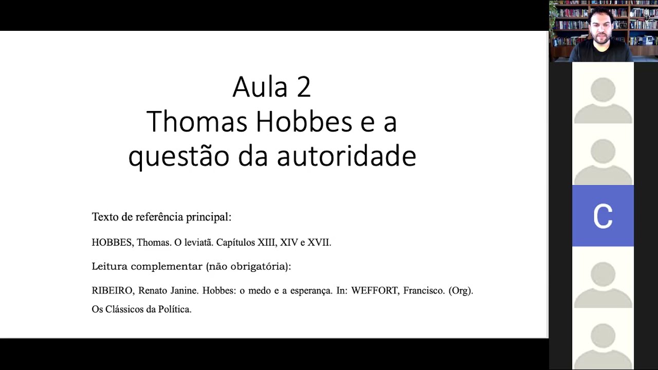Autoridade e Formação do Estado em Hobbes (Aula 2) - Prof. Felipe Nunes