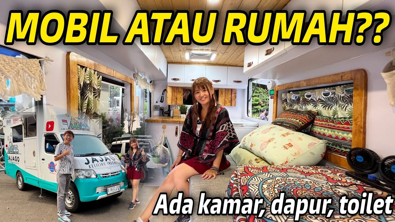 RUMAH JAJAGO RASA HOTEL LENGKAP ADA KAMAR, DAPUR #BBOTO #CAMPERVAN #MOTORHOME