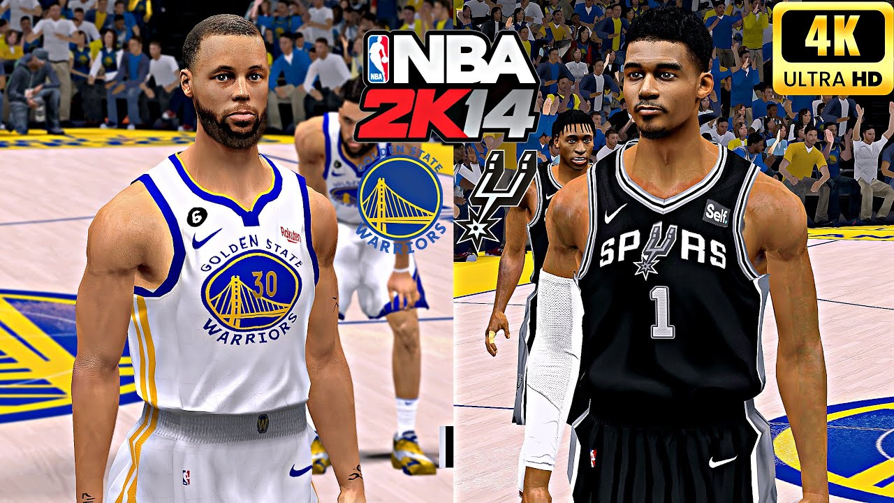 NBA 2K14 PC 2K24 Mod (4K60) | «Спёрс» против «Уорриорз»