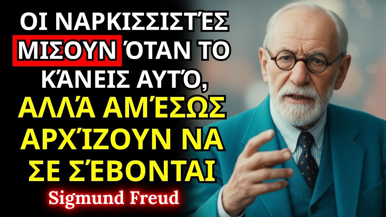 Ο SIGMUND FREUD Αποκαλύπτει Πώς Να Κάνεις Έναν ΝΑΡΚΙΣΣΙΣΤΗ Να Σε ΣΕΒΕΤΑΙ Ακόμα Κι Αν Δεν Θέλει
