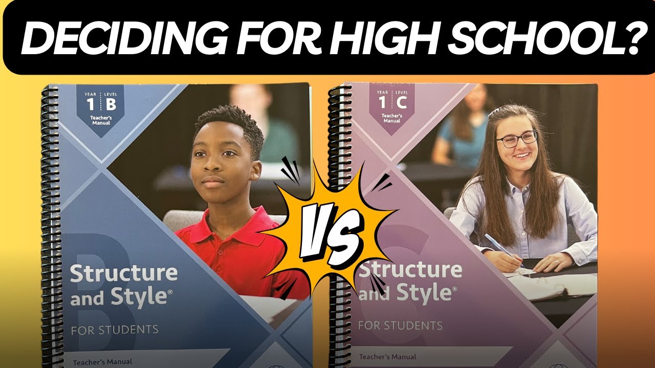 HIGH SCHOOL WRITING - IEW: Choosing Level B or Level C? INCLUDES FLIP-THROUGH #homeschoolhighschool