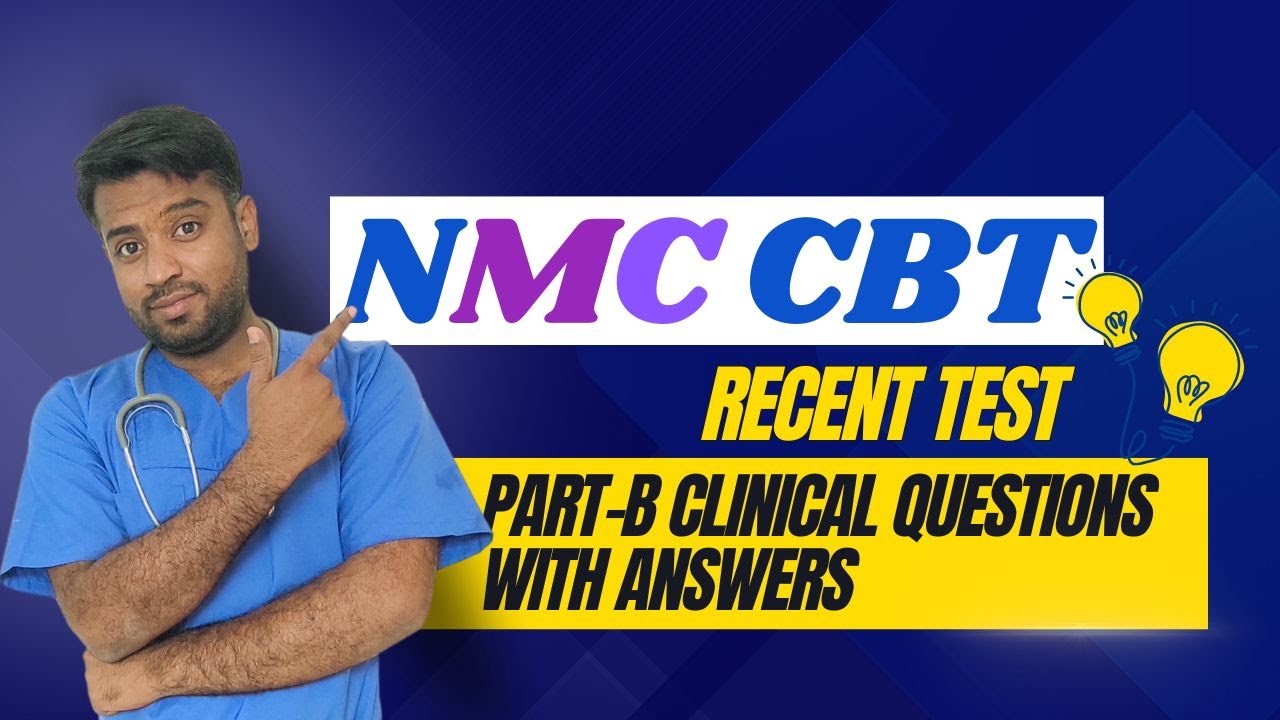NMC CBT Test 6 Part 1 | Recent NMC CBT 25 Questions with Answers #nmc #cbtexamstudy #cbt2exam