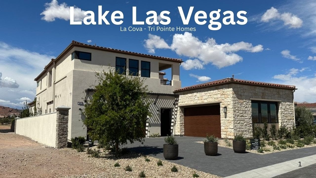 New Luxury Homes For Sale Lake Las Vegas | La Cova by Tri Pointe Homes at Southshore | 2m+
