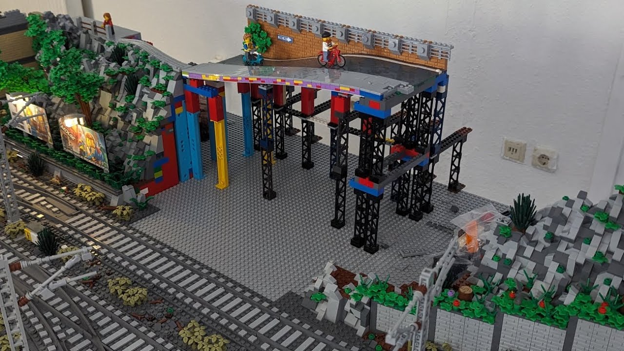 Crazy Illegal LEGO® Building Techniques: Curved Road, Sloping Walls and more