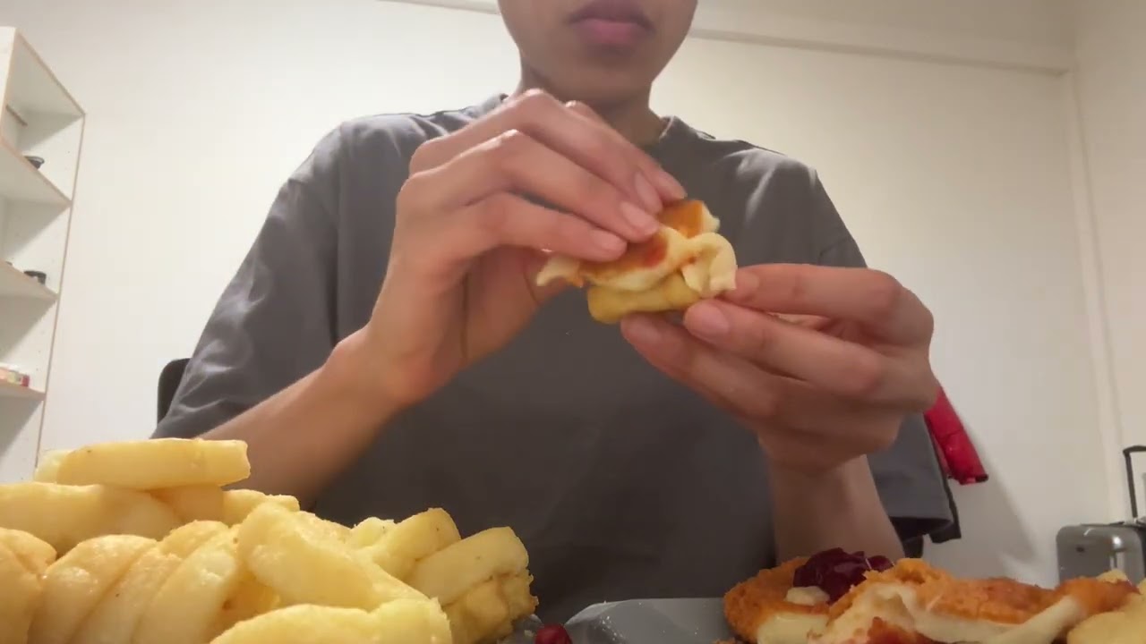FRIES AND FRIED CAMEMBERT MUKBANG!