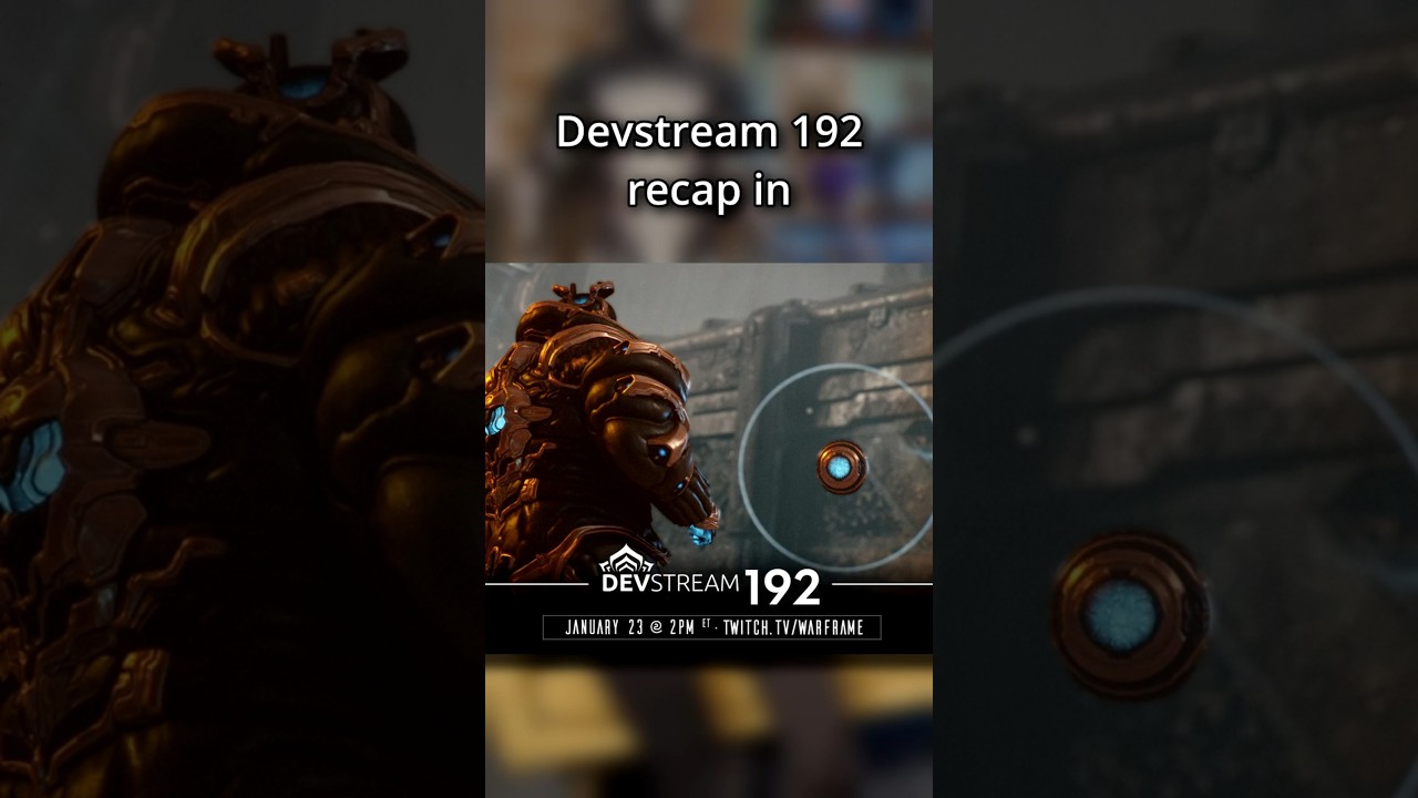 Warframe Devstream 192 Recap in 3min!!! #shorts #warframe #gaming #wfcc