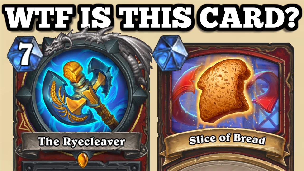 How is this Warrior Legendary Weapon a REAL card? It makes a SANDWICH!?