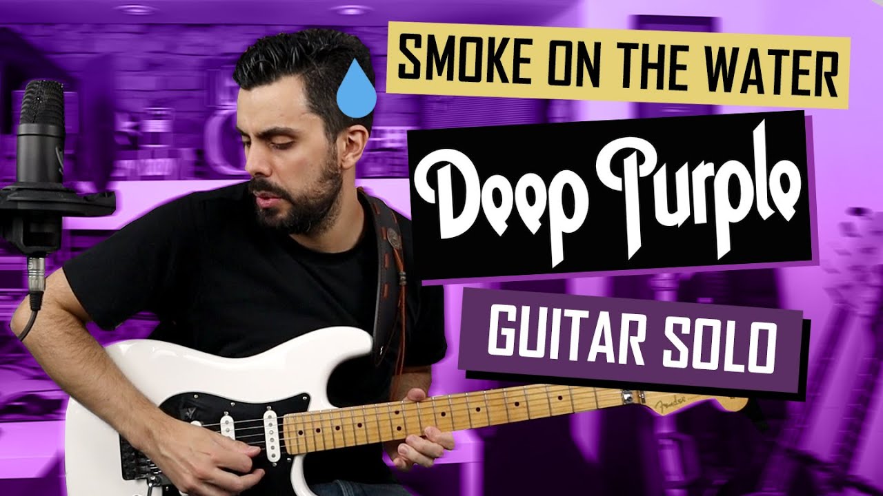 SMOKE ON THE WATER es demasiado fácil ¿Y el solo de guitarra? | Smoke on the water guitar solo