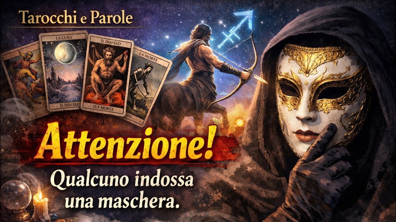 SAGITTARIO ♐️ ATTENZIONE ‼️ qualcuno indossa una maschera!