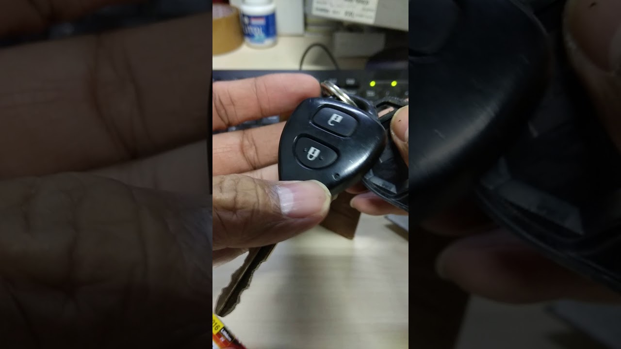 Cara Mengganti Batere Remote Mobil Innova.