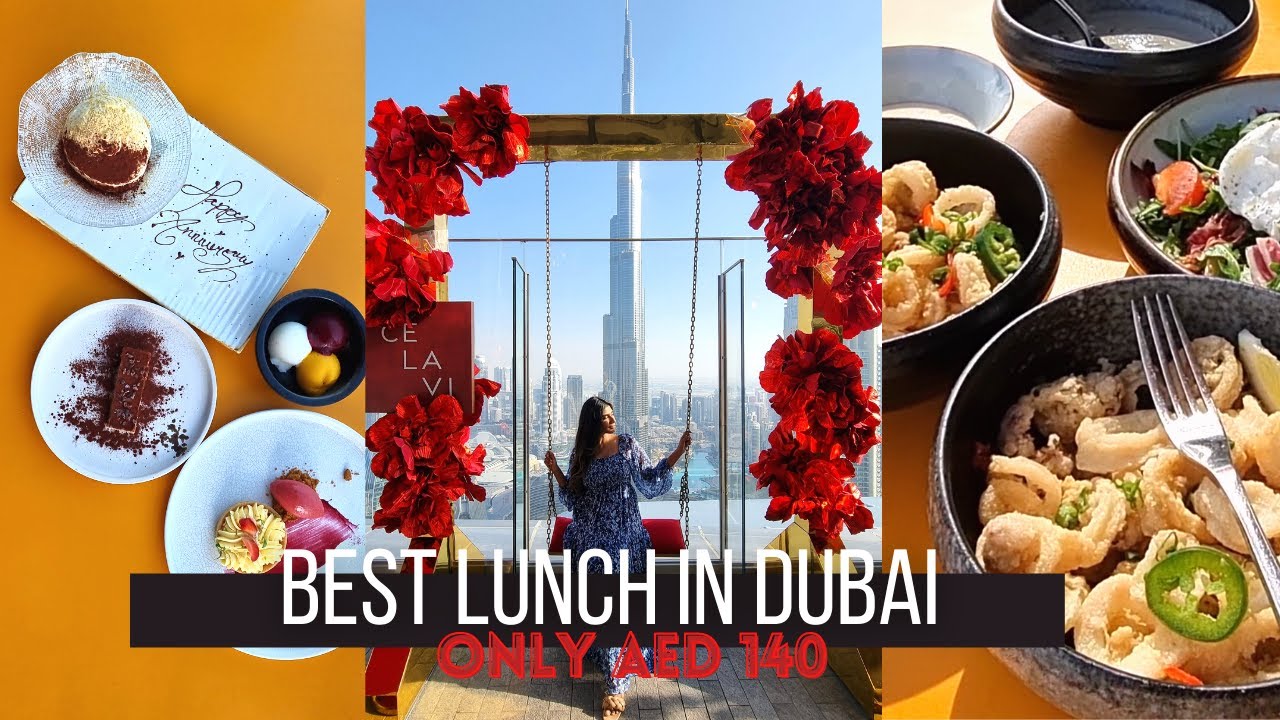 Best Lunch in Dubai at only 140 AED | Burj Khalifa View | ADDRESS SKY VIEW