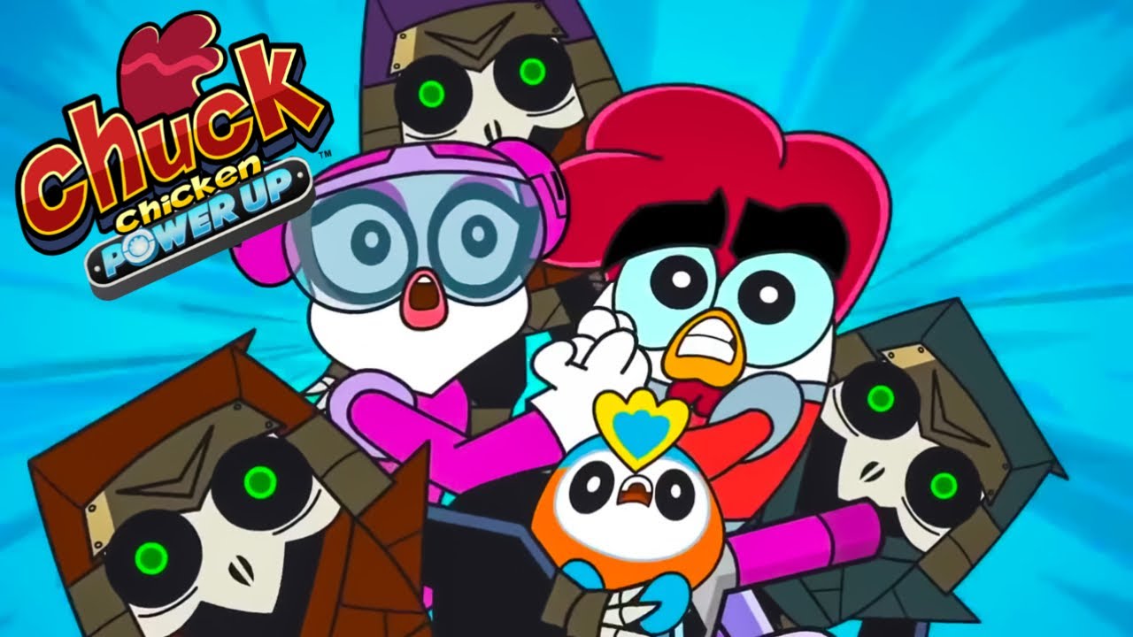 Superhero cartoons 🔥 Chuck Chicken Power Up all episodes Part 4