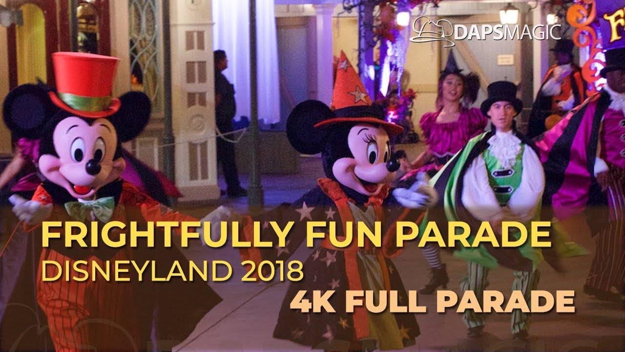 4K Frightfully Fun Parade - Disneyland 2018
