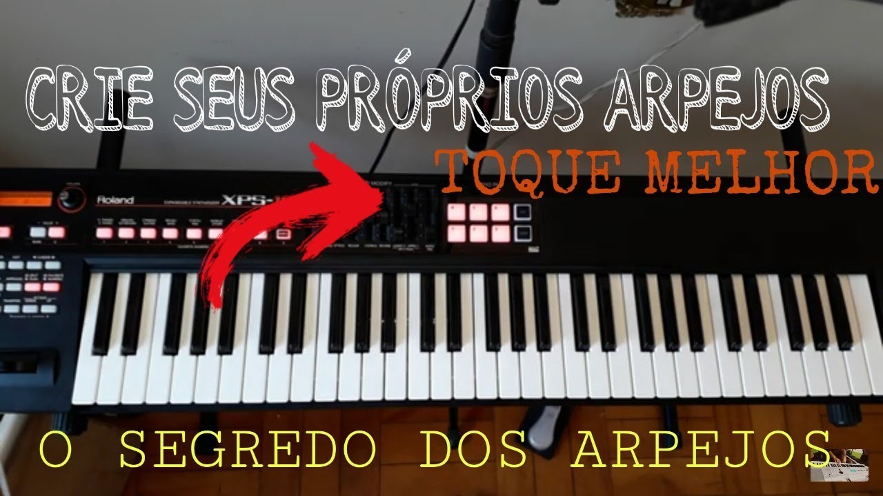 ARPEJO INCRÍVEL USANDO O Nº 10 -AULA TECLADO   TALES SILVA