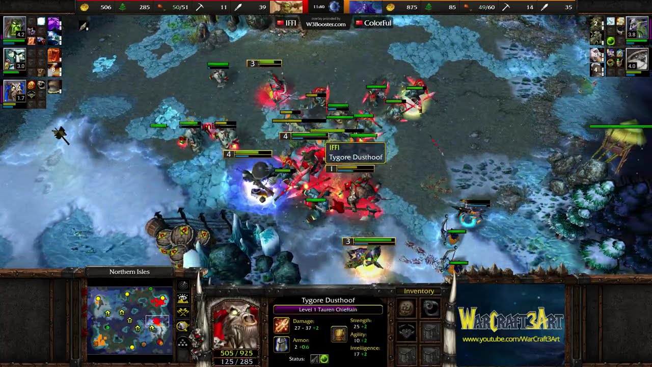Infi(ORC) vs ColorFul(NE) - Warcraft 3: Classic - RN7873