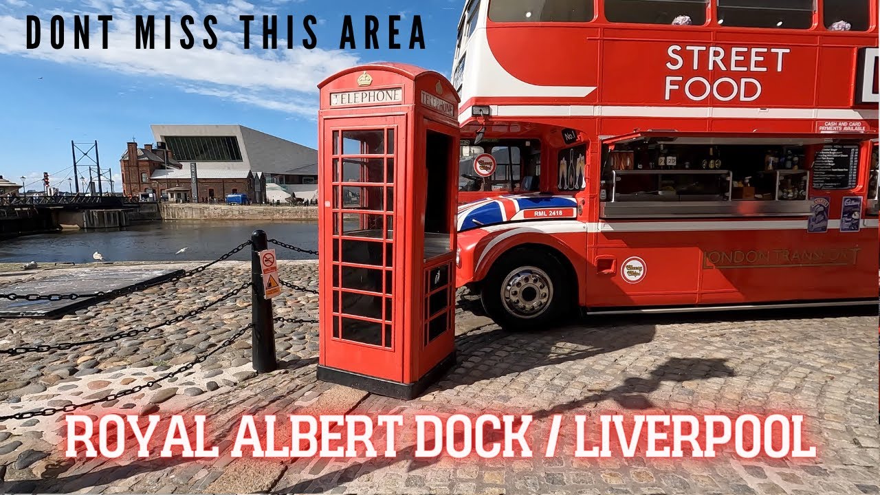 Royal Albert Dock in Liverpool UK. Historic place and new hip bars and restaurants. Don´t miss it.