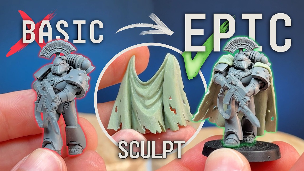 Sculpt the BEST Cape for your Warhammer Miniatures