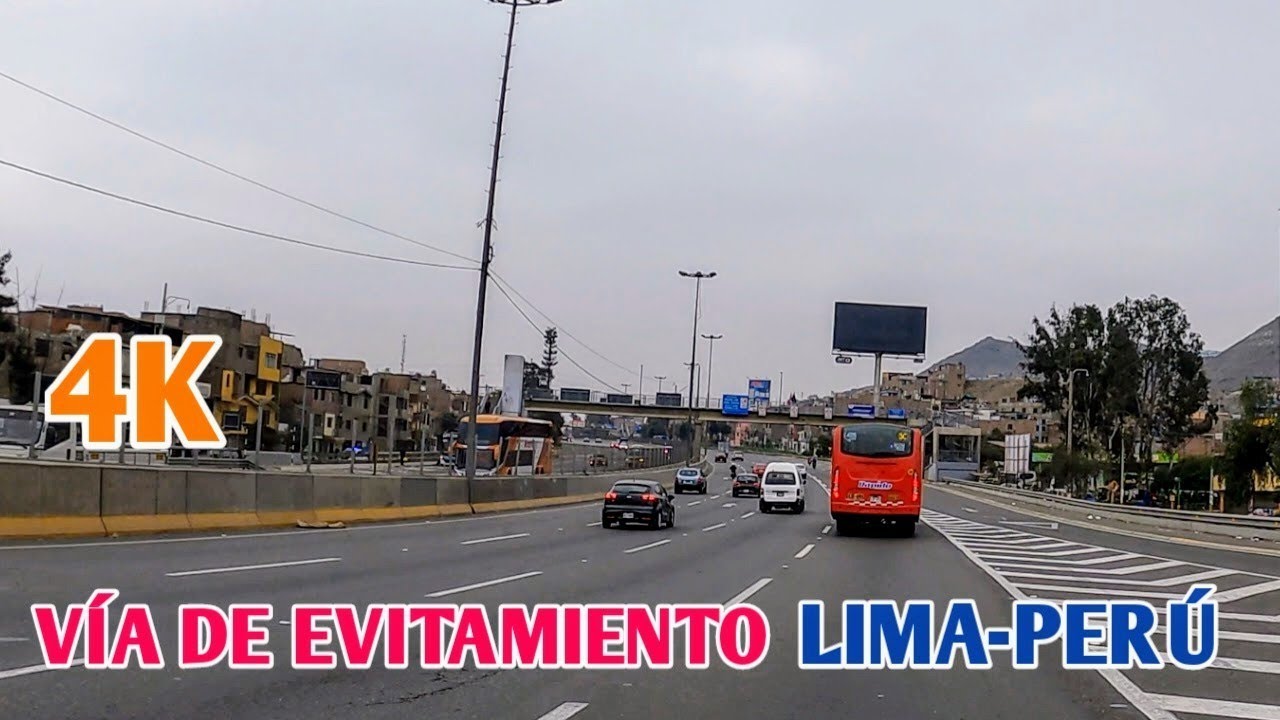 LIMA PERÚ 4K | UN RECORRIDO POR LA VÍA DE EVITAMIENTO DESDE EL CENTRO DE LIMA HASTA EL AGUSTINO