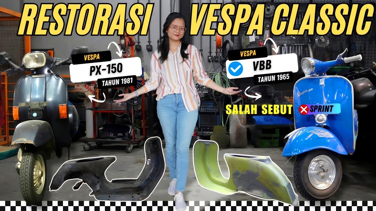 Update Restorasi Dua Vespa Sudah Sampai Mana Ya❓