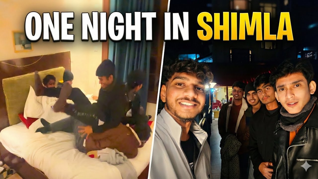 One night stay in Shimla ❄️🏔️ vlog -3