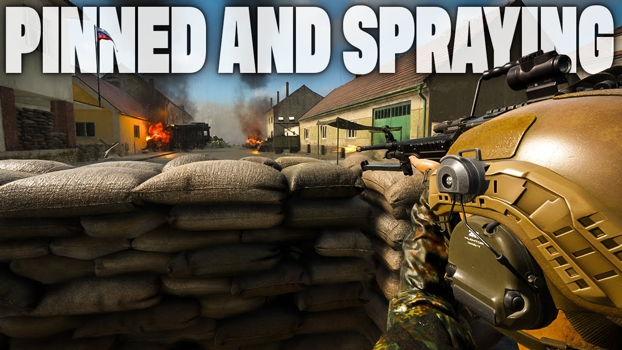 Pinning Down the Entire Enemy Team with an M249 SAW