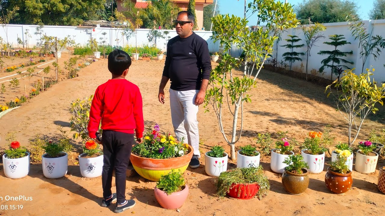 Garden setup tour part -2 इतने अच्छे फूलों के पौधे शायद ही आप ने कही देखा होbeautiful flowers garden