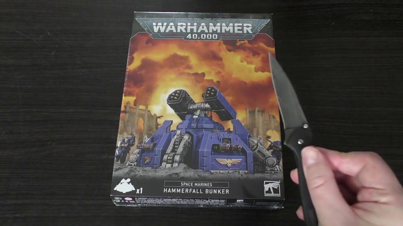 Space Marines Hammerfall Bunker - Unboxing (WH40K)