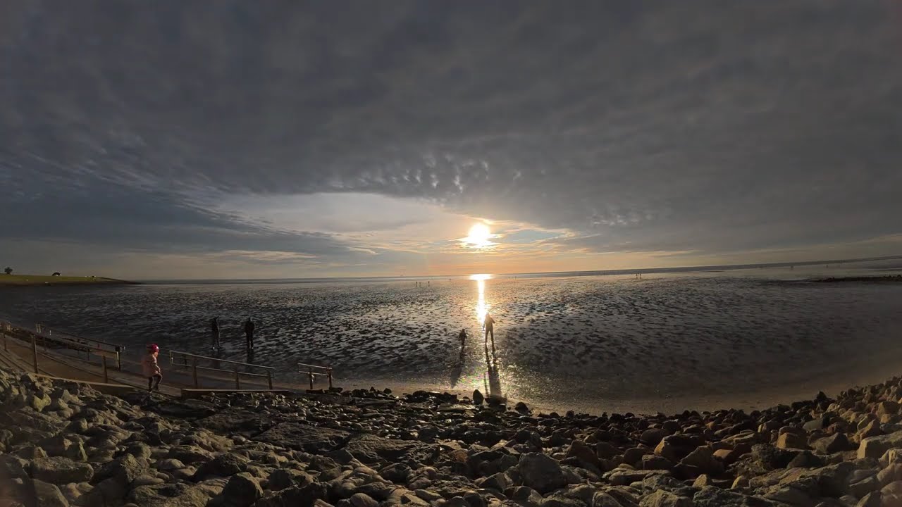 Nordsee Sonnenuntergang Büsum