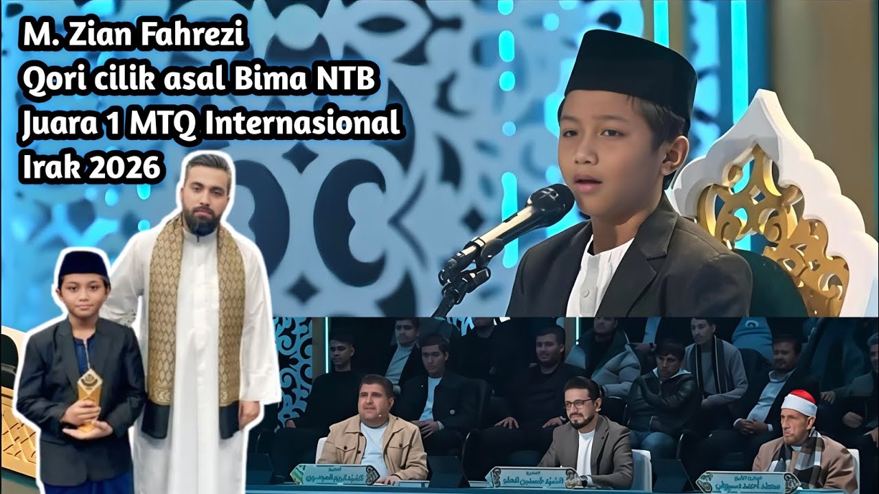 M. Zian Fahrezi asal Bima NTB tampil memukau di Irak, bikin heboh semua juri