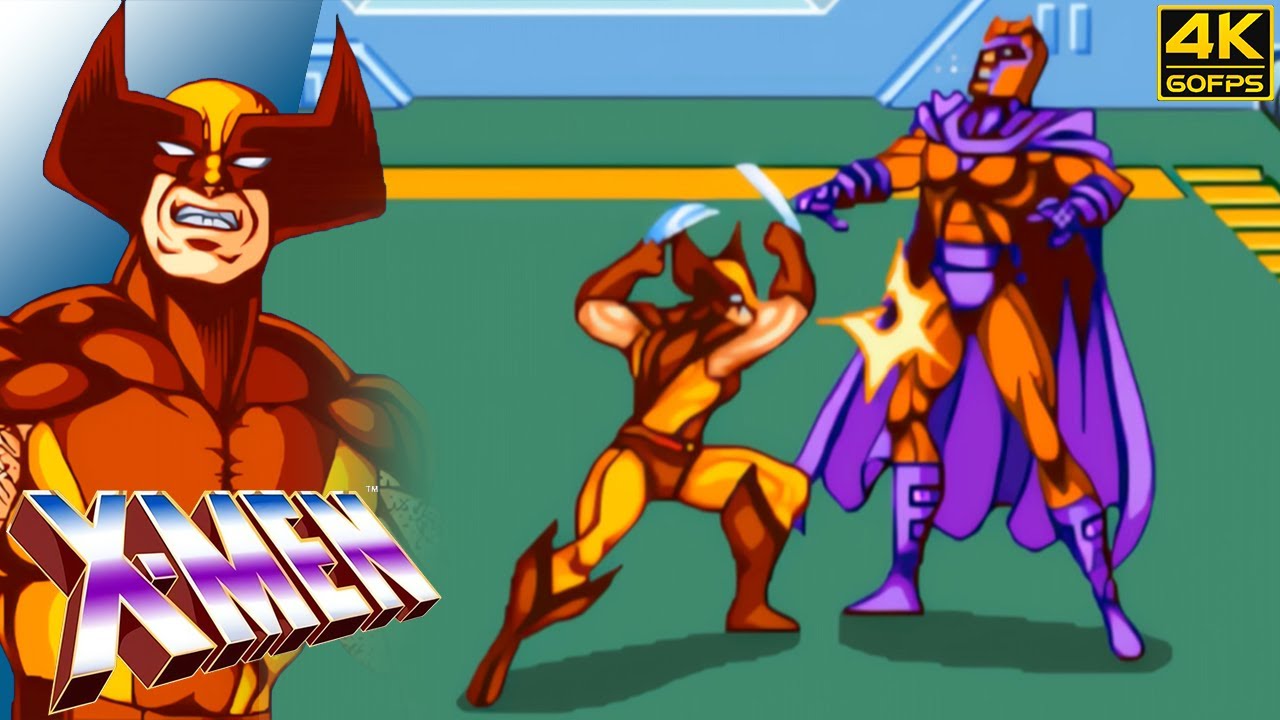 X-Men - Wolverine (Arcade / 1992) 4K 60FPS