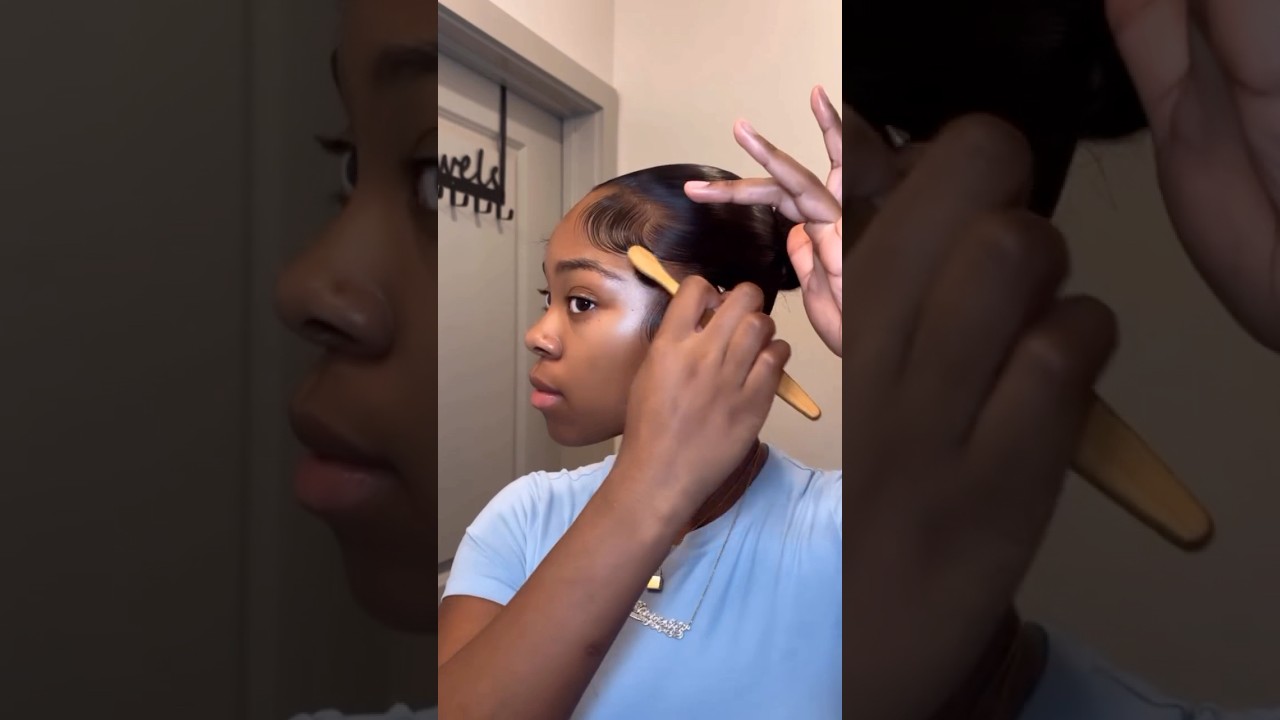 Edges On Fleek🔥Sleek Top Buns On Natural Hair Tutorial  Ft.#ulahair #naturalhair