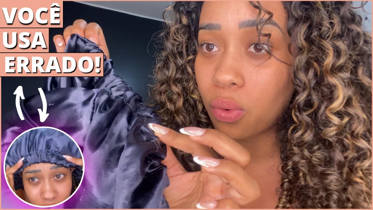 COMO USAR TOUCA DE CETIM DO JEITO CERTO (NÃO USE MAIS ASSIM!) #dicasdebeleza