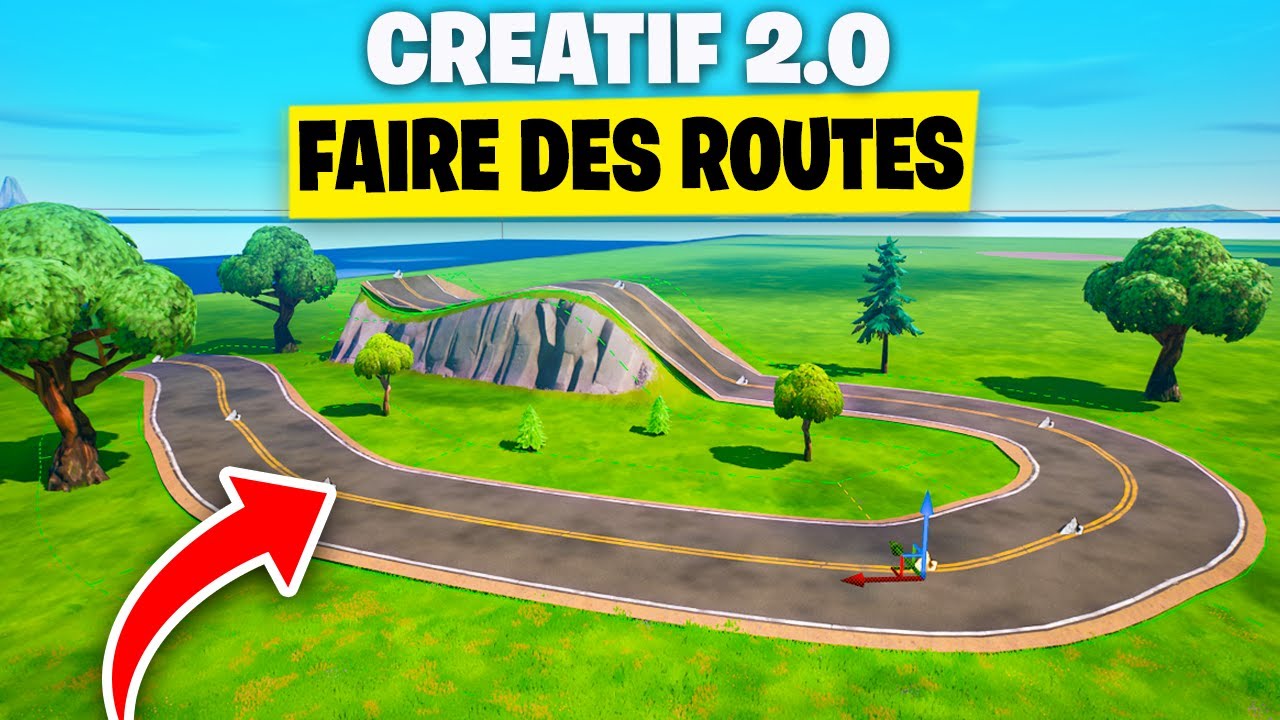FAIRES DES ROUTES ET CHEMINS FACILEMENT sur FORTNITE CREATIF 2.0 (UEFN) !