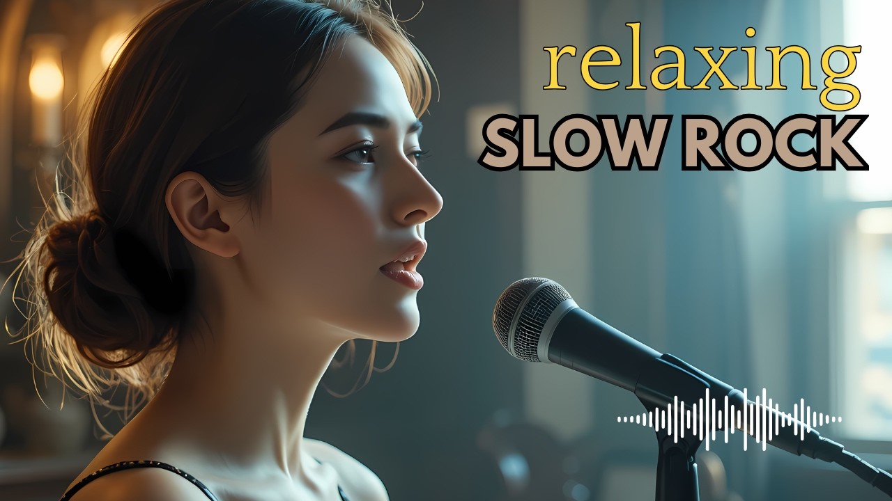 Slow Rock Gentle Waves 🌊 Emotional Ballads for Peaceful Nights