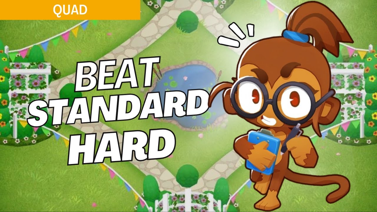 How to Beat Standard (Hard) on Quad - BTD6 Strategy