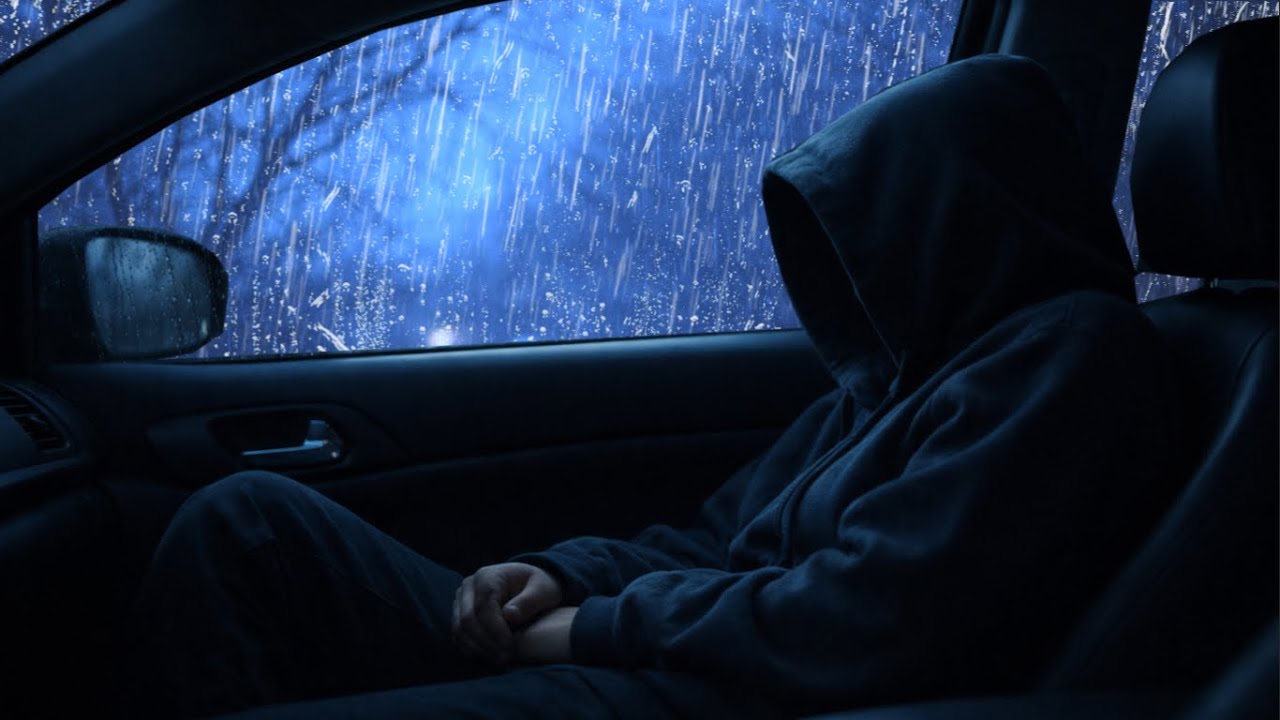 ASMR Rain Sounds Inside Car, Perfect for Sleep & Relaxation