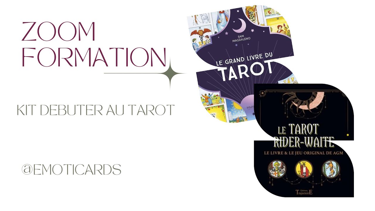 Kit débuter au tarot : le rider waite smith et les ressources