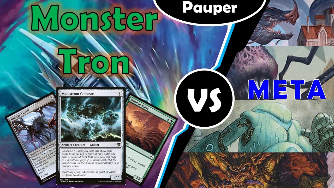 Monster Tron | Impressive Power!! New Meta Contender? | Pauper Match Gameplay | MTGO