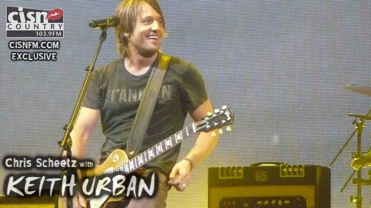 CISN Country's Chris Scheetz Interview with Keith Urban
