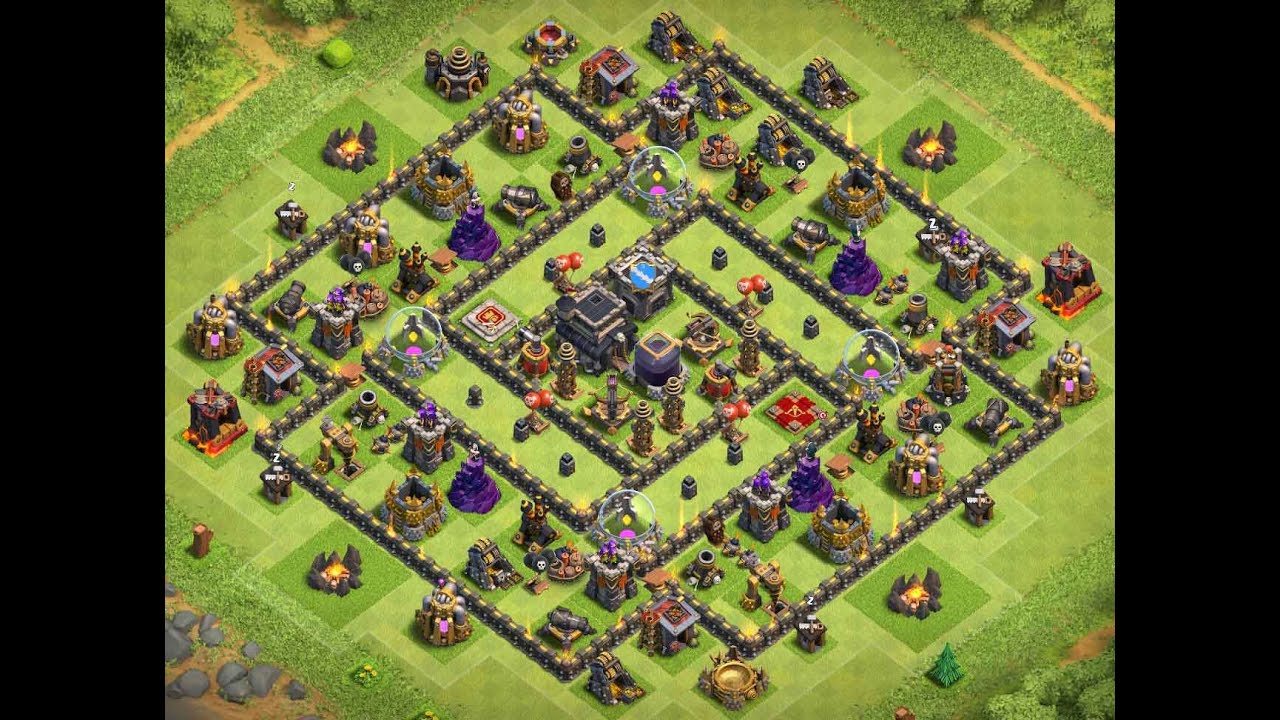Town hall 9 Unbeatable Trophy Base. Best TH9 Trophy Base 2020 ;)